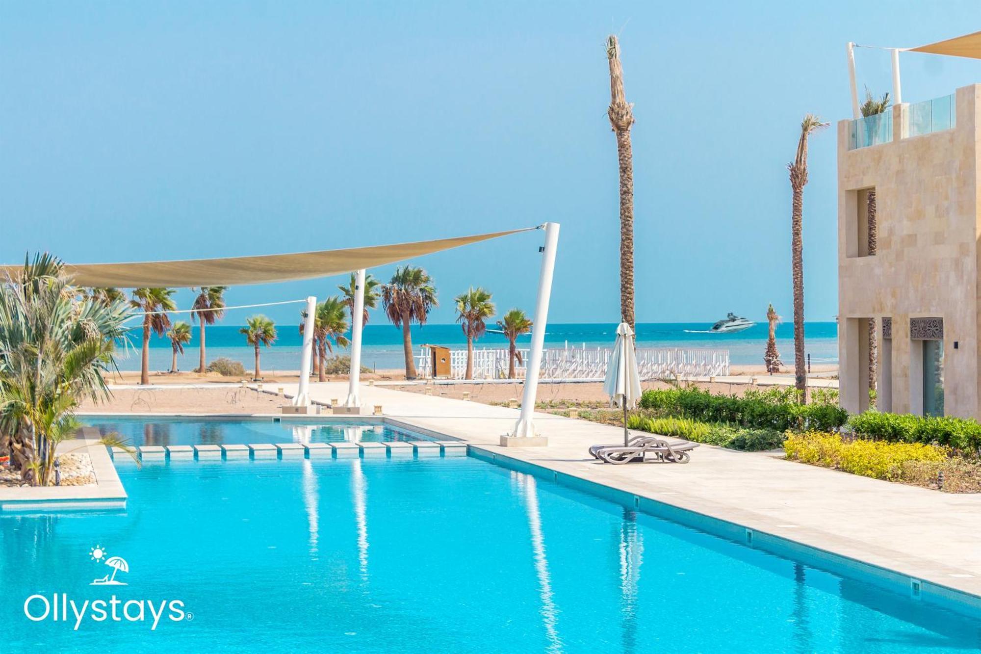 Ollystays Mangroovy Seaview 1Br Beach And Pool Free Access Hurghada Exterior photo