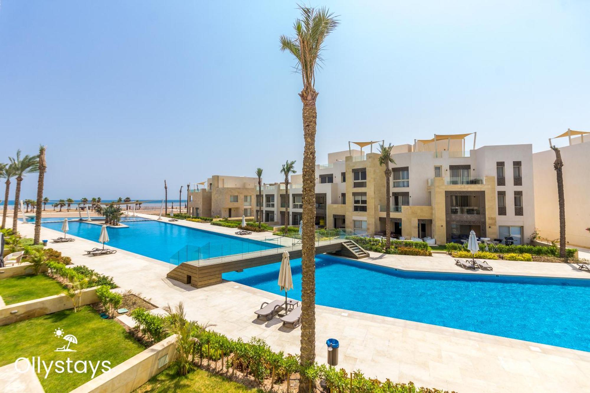 Ollystays Mangroovy Seaview 1Br Beach And Pool Free Access Hurghada Exterior photo
